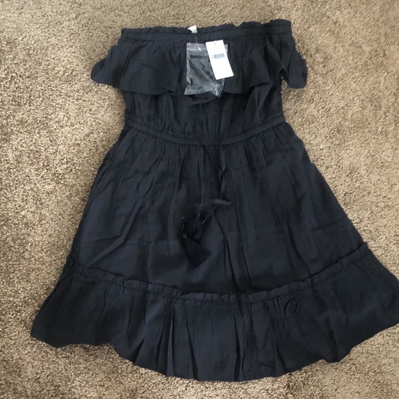 NWT Ruffle Tube Mini Dress - Picture 2 of 3